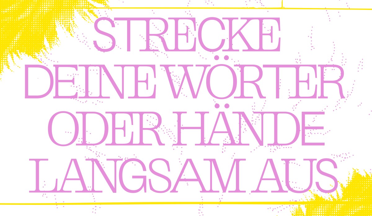 Grafik mit dem Titel der Ausstellung